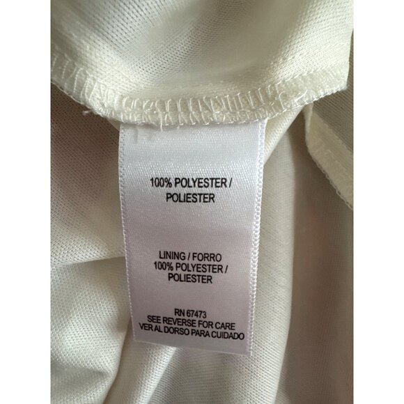 Danny & Nicole Womens maxi dress size 22w pattern chiffon Sleeveless lined plus - Picture 7 of 9